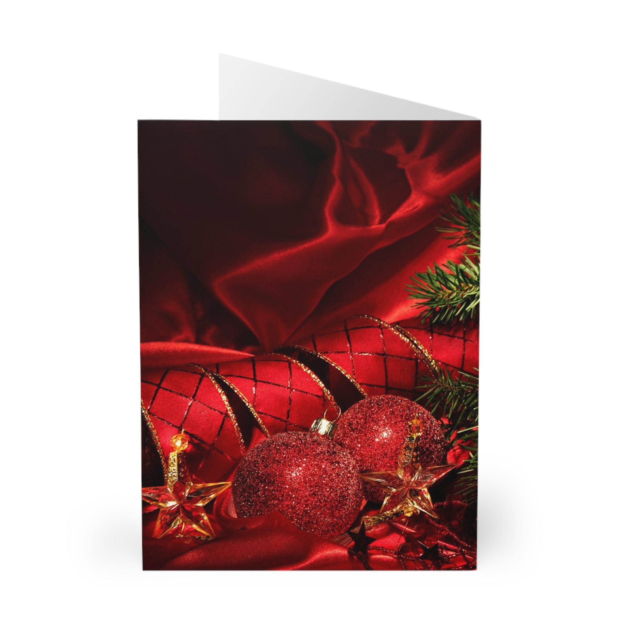 Christmas Candle Printed Greeting Cards
