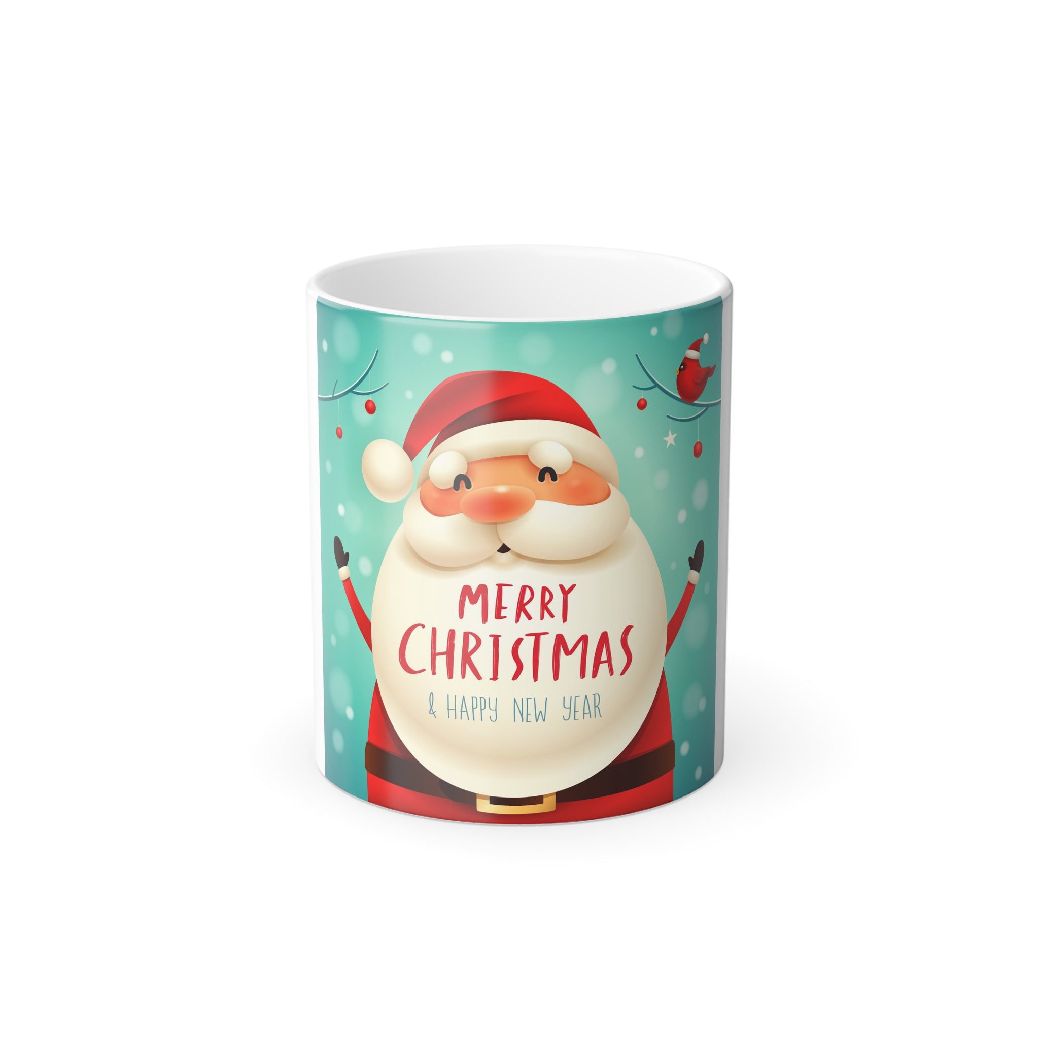 Santa Claus Printed Morphing Mug, 11oz