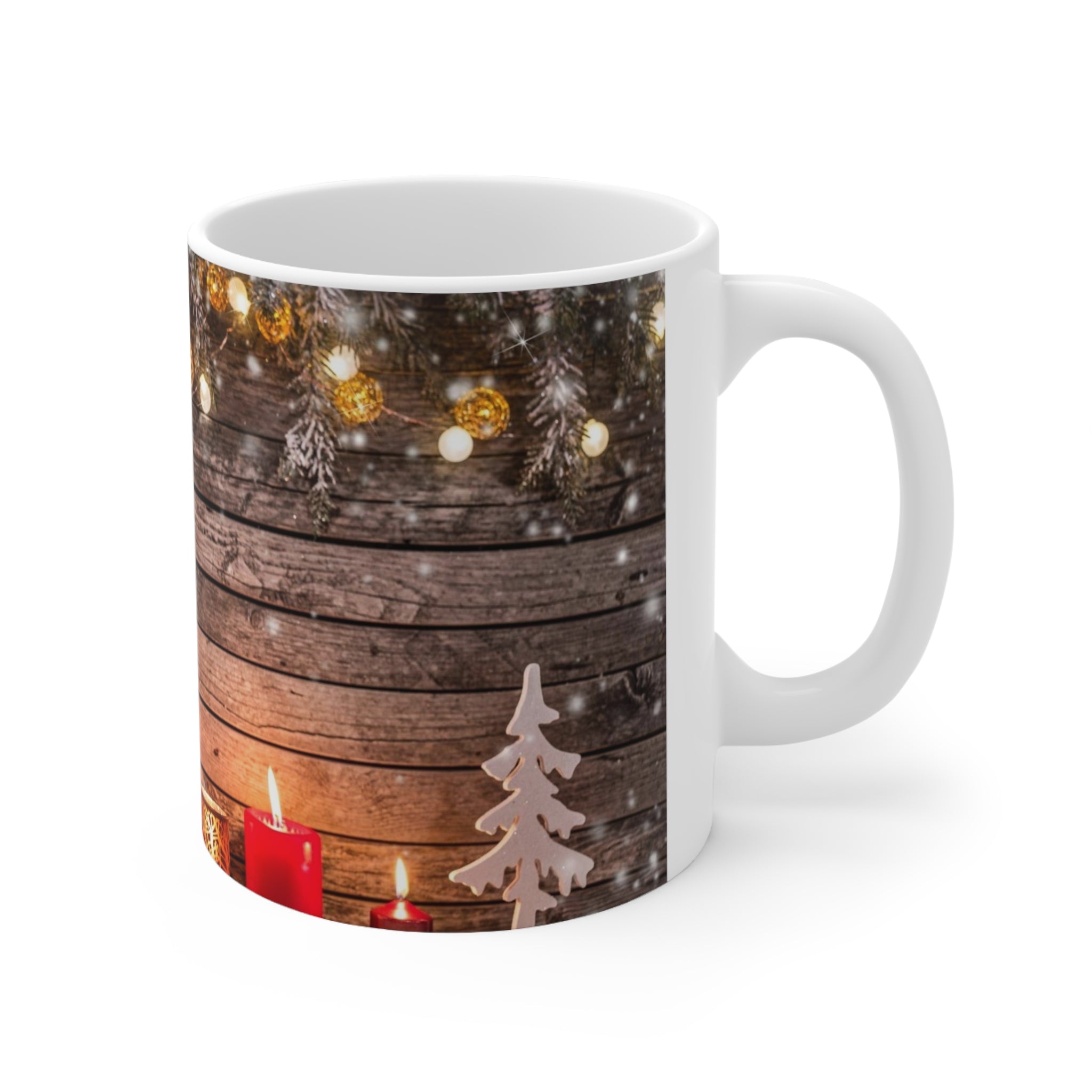 Christmas Tree Printed Ceramic Mug