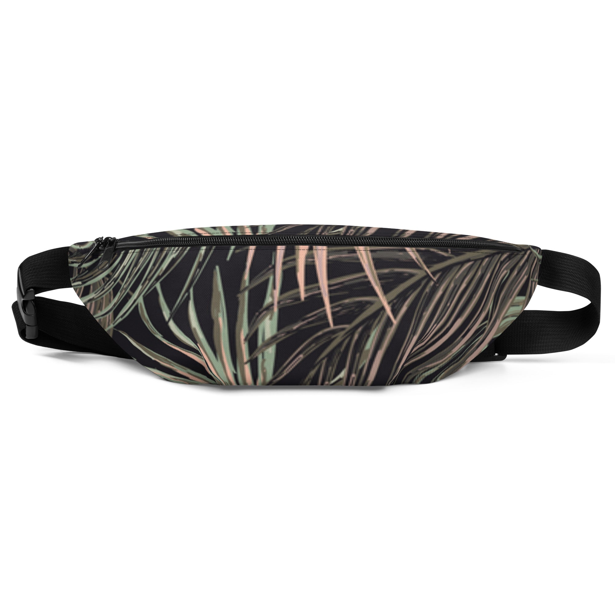 All Over Leaf Printed Fanny Pack