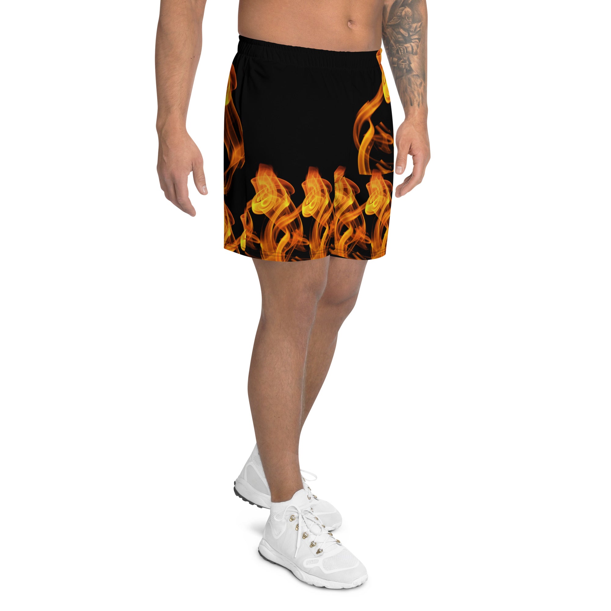 Men's All over Flame Printed Swimwear