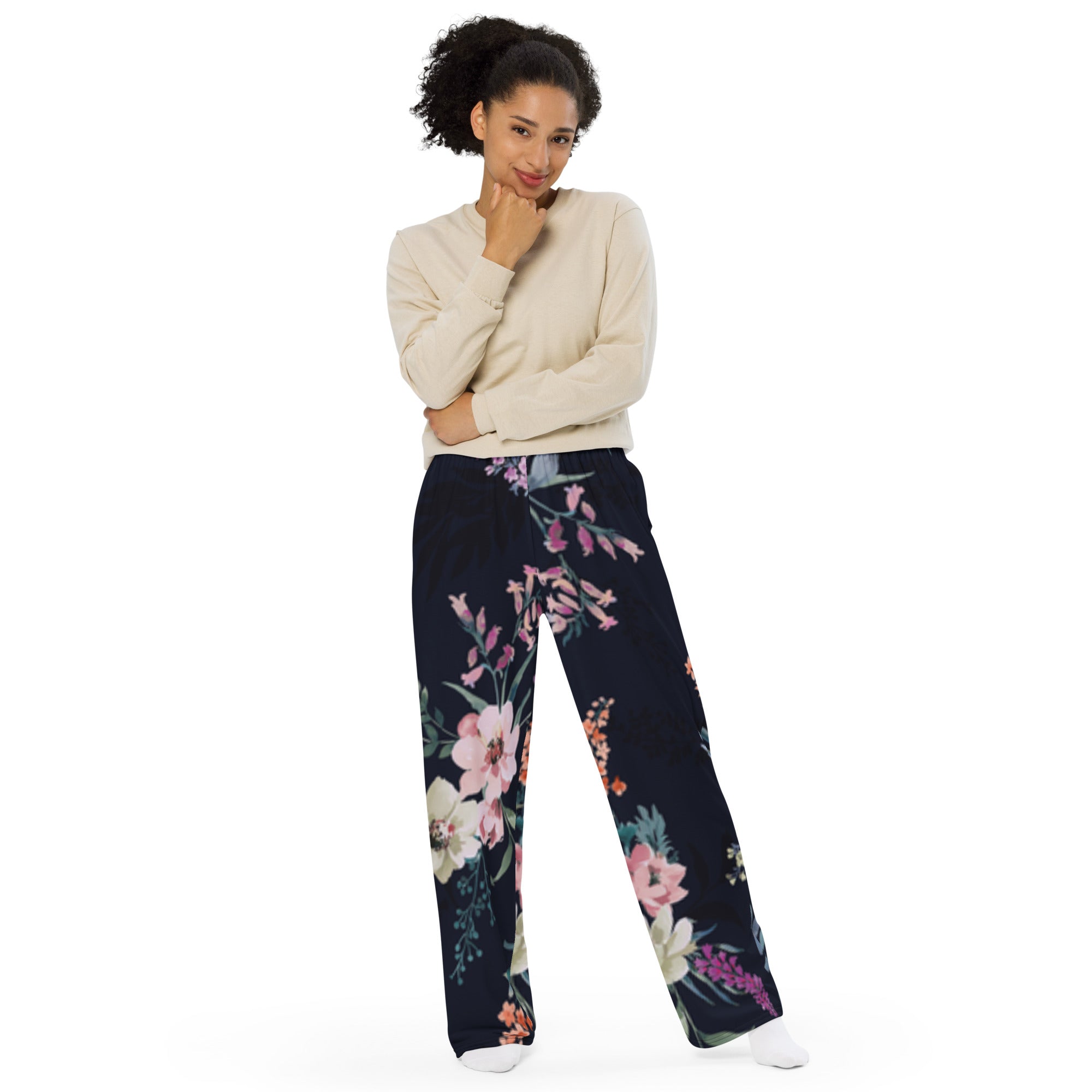 All-over Flower Printed Bottoms