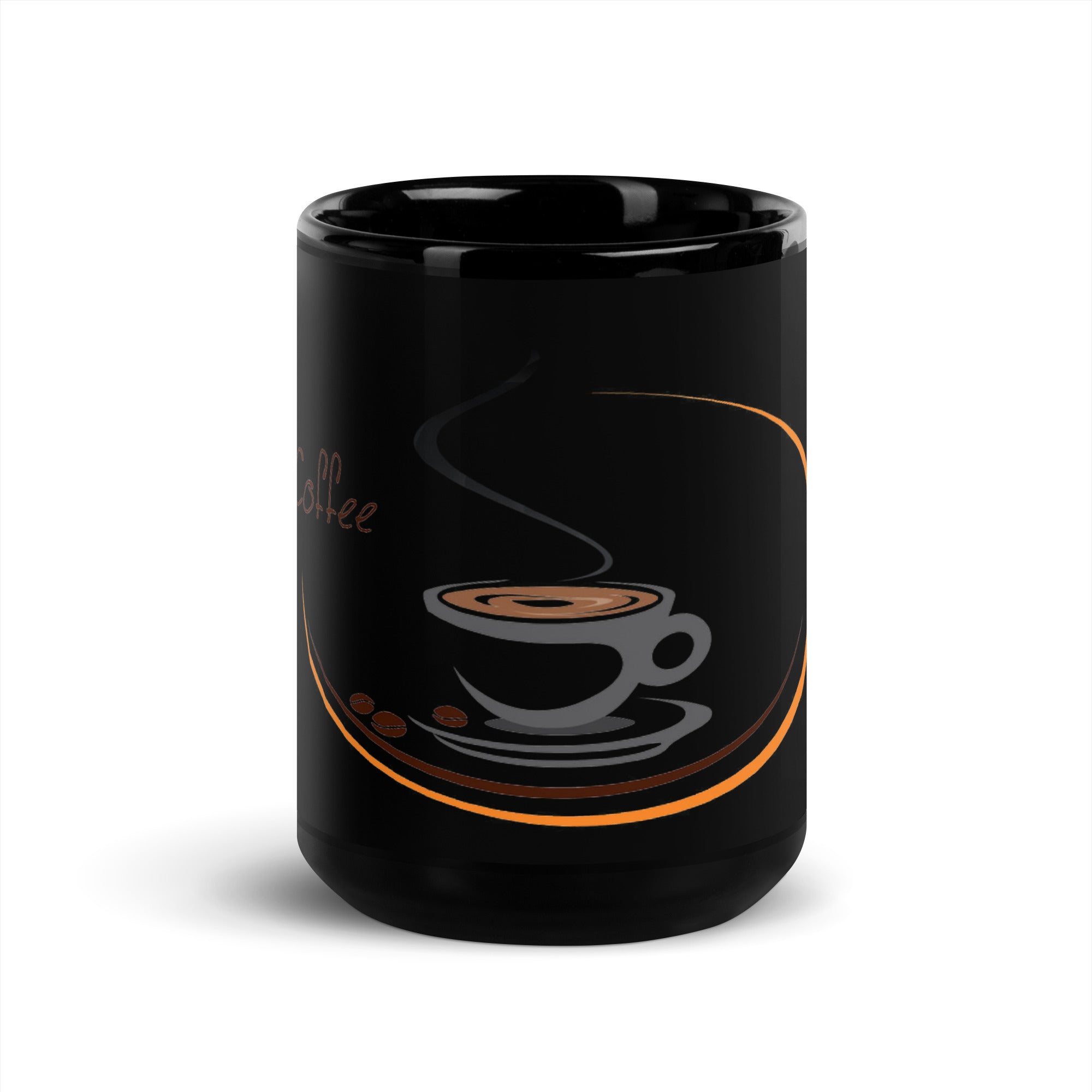 Black Glossy Mug