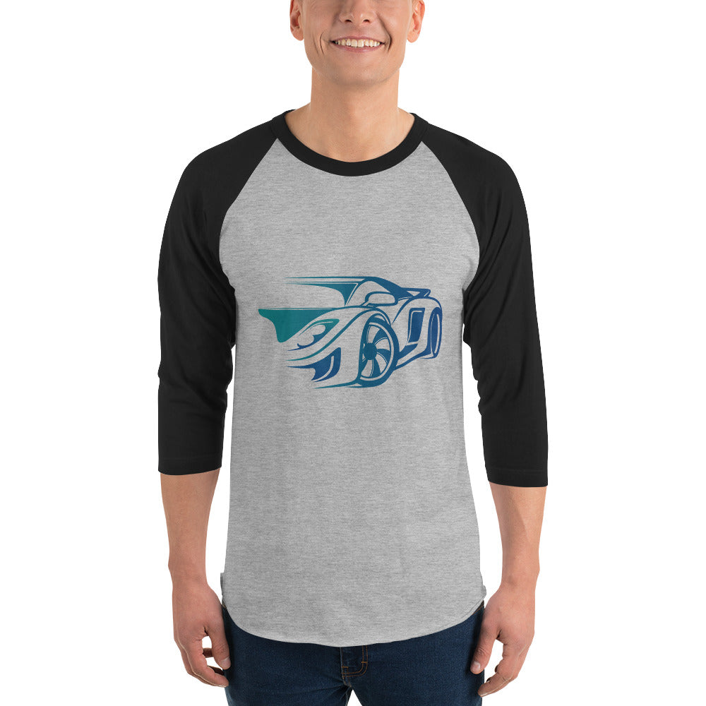 3/4 sleeve raglan shirt