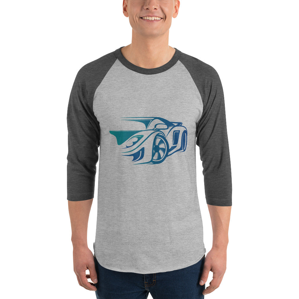 3/4 sleeve raglan shirt