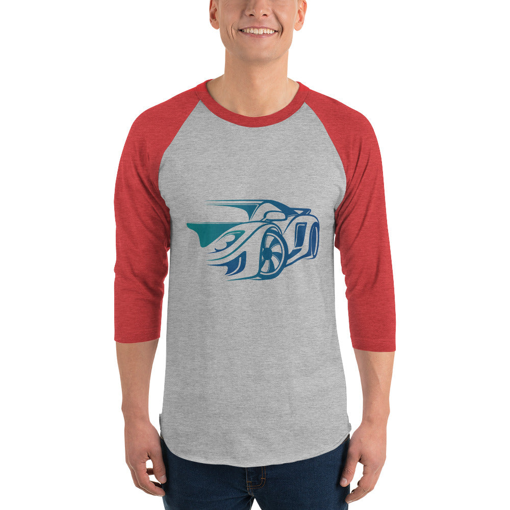 3/4 sleeve raglan shirt