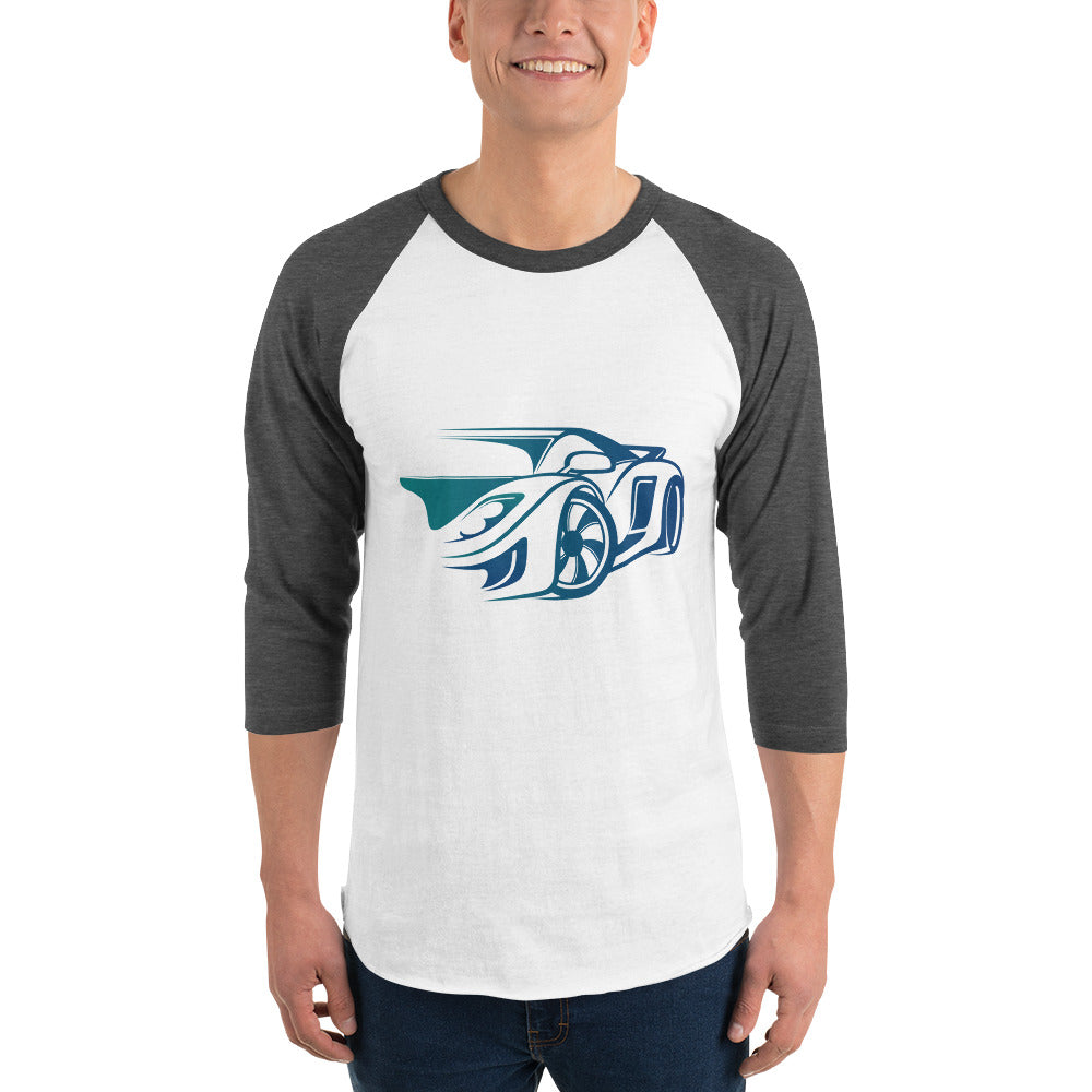 3/4 sleeve raglan shirt