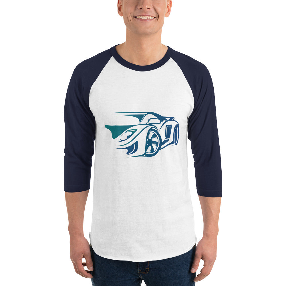 3/4 sleeve raglan shirt