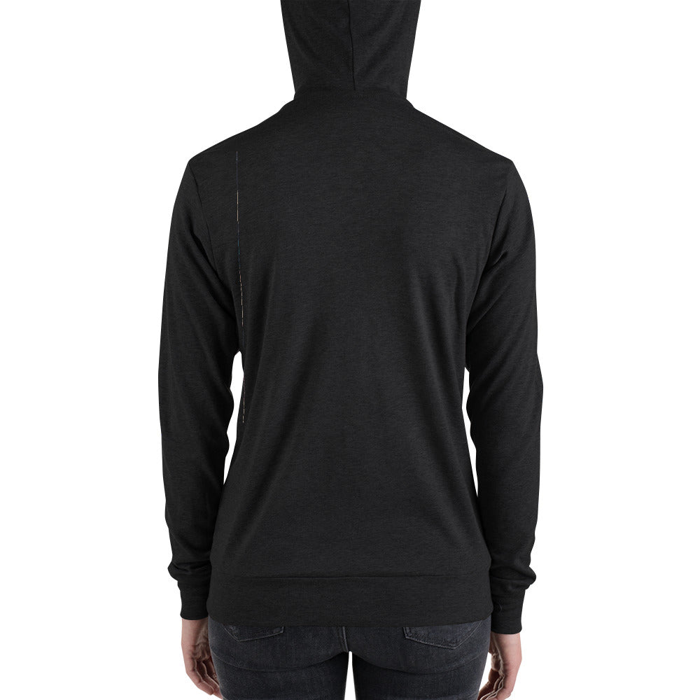 Unisex zip hoodie